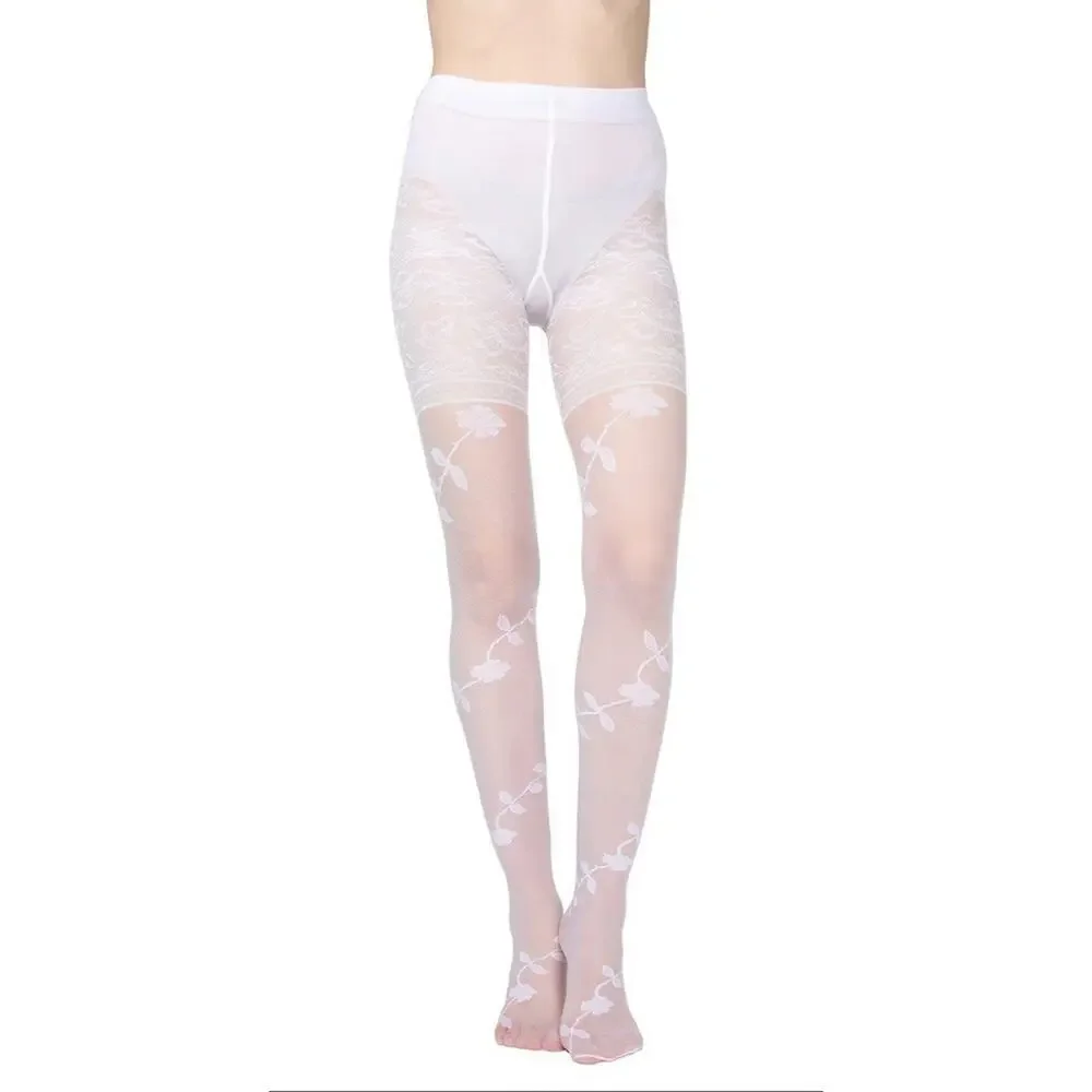 🦋B2G1🦋MeMOÍ Bridal PASSION Sheer Control Top Flower Pantyhose